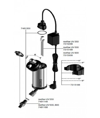 Conector roscado para reeflexUV 500/800