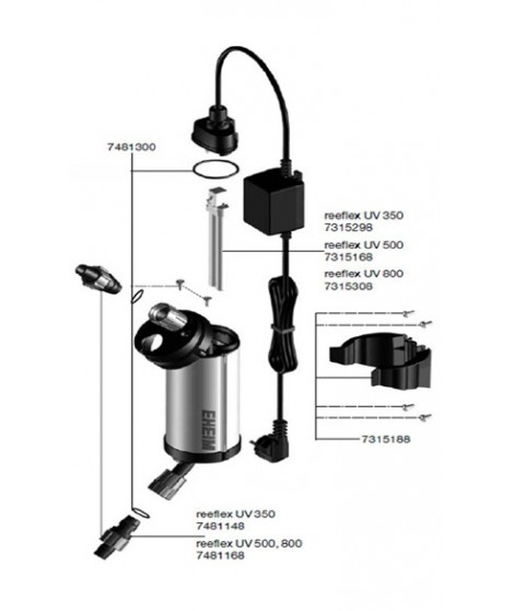 Conector roscado para reeflexUV 350