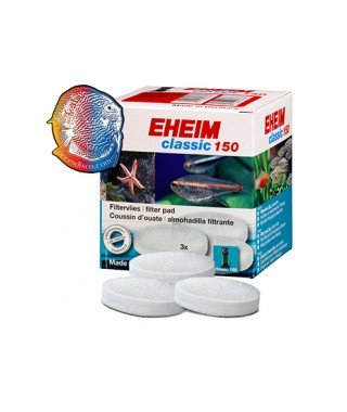 EHEIM almohadilla filtrante blanca (3 u) para classic 150 (2211)