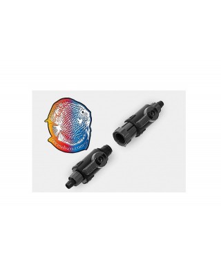 EHEIM llave doble con separador para manguera Ø9/12mm